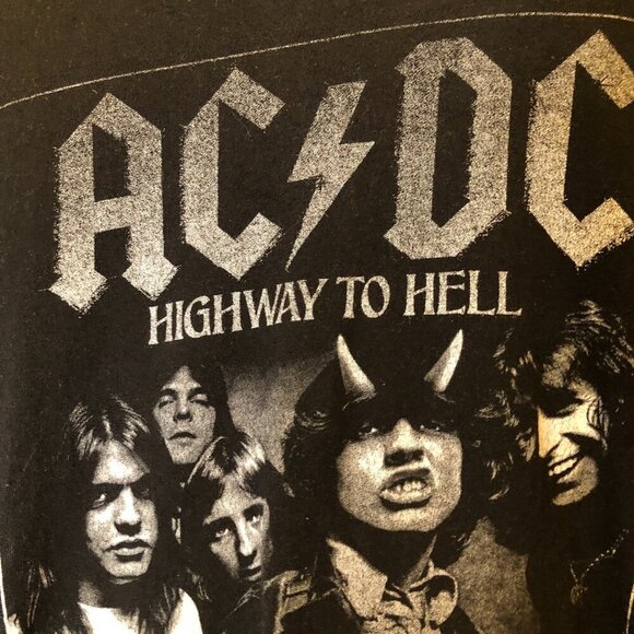 AC/DC Other - AC/DC Highway to Hell Black T-Shirt Size XL